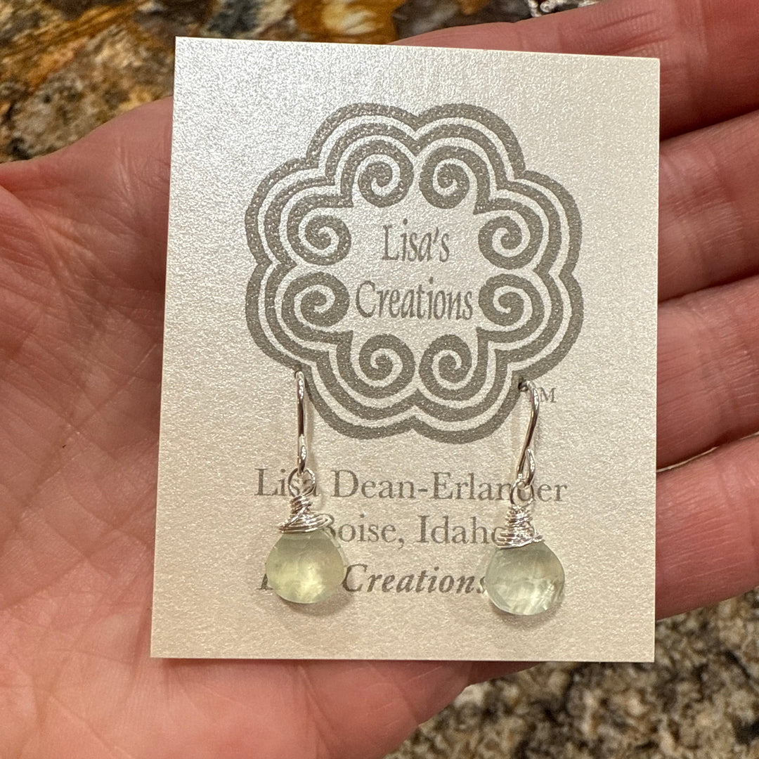 Gemstone Drop Earrings