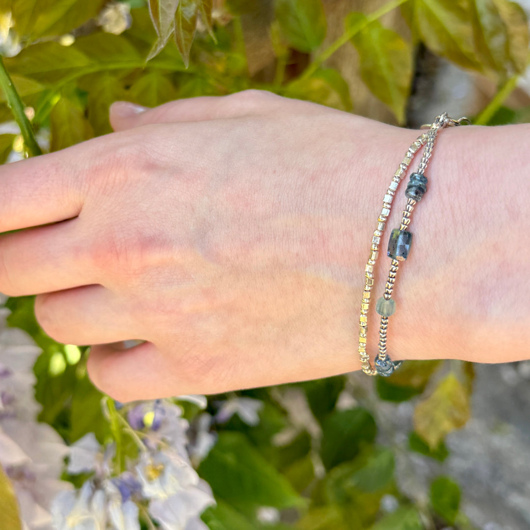Aqua Double Bracelet
