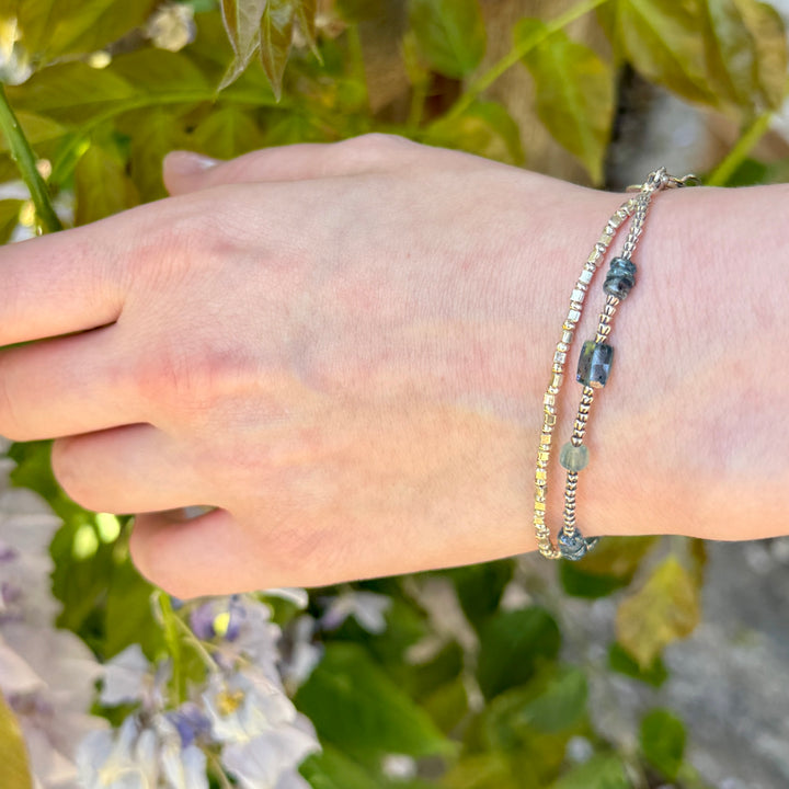 Aqua Double Bracelet