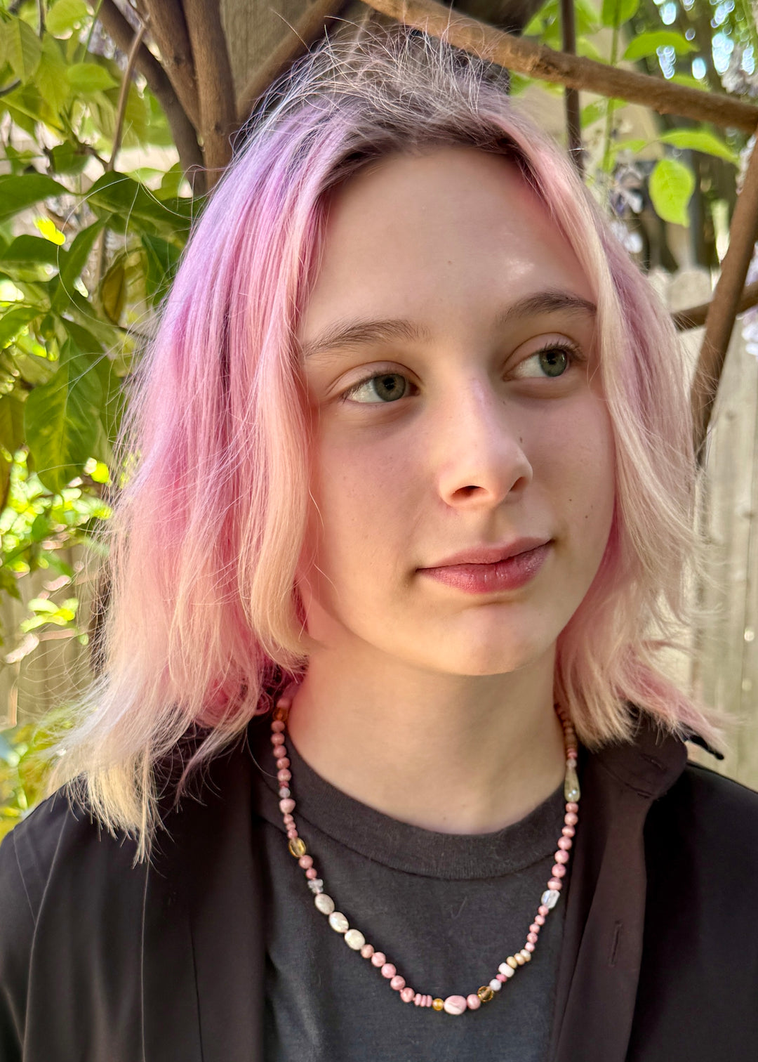 Rhodochrosite Sunset Necklace