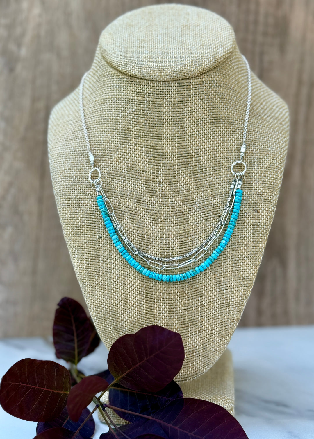 Draped Turquoise Necklace