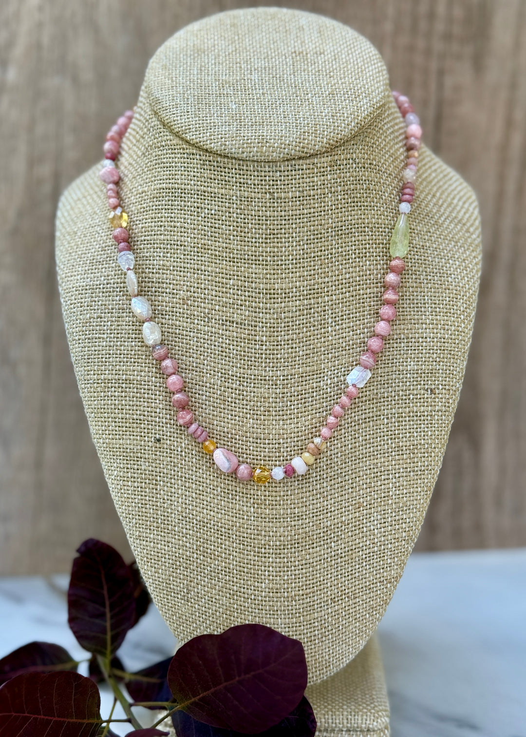 Rhodochrosite Sunset Necklace