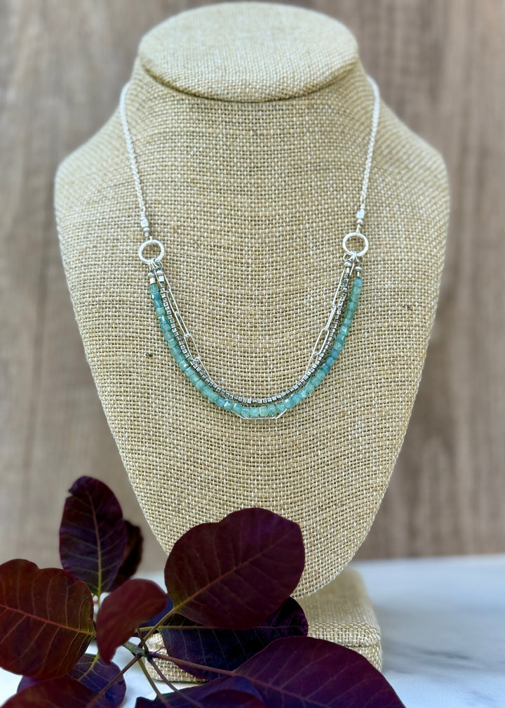 Draped Kyanite Necklace