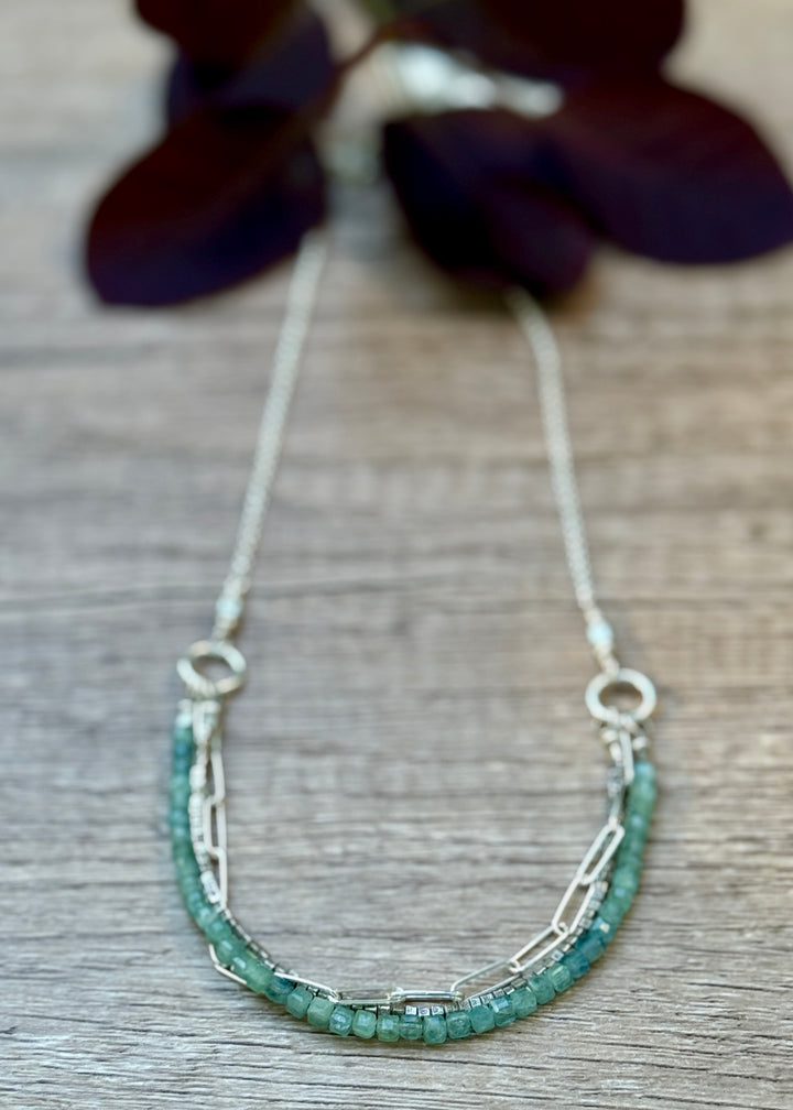 Draped Kyanite Necklace