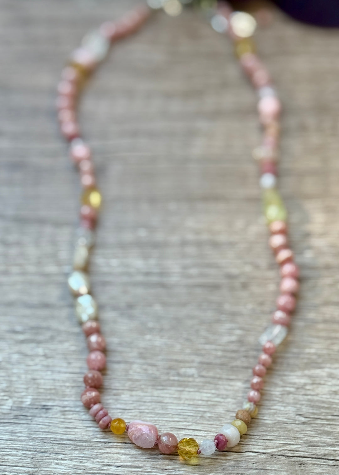 Rhodochrosite Sunset Necklace