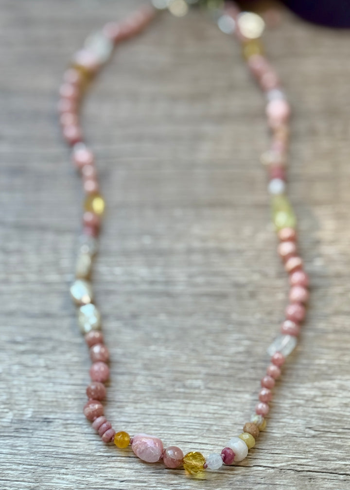 Rhodochrosite Sunset Necklace