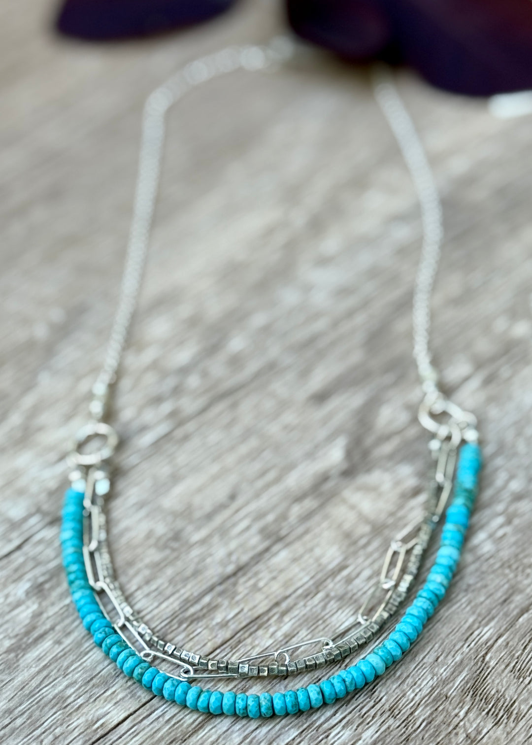Draped Turquoise Necklace