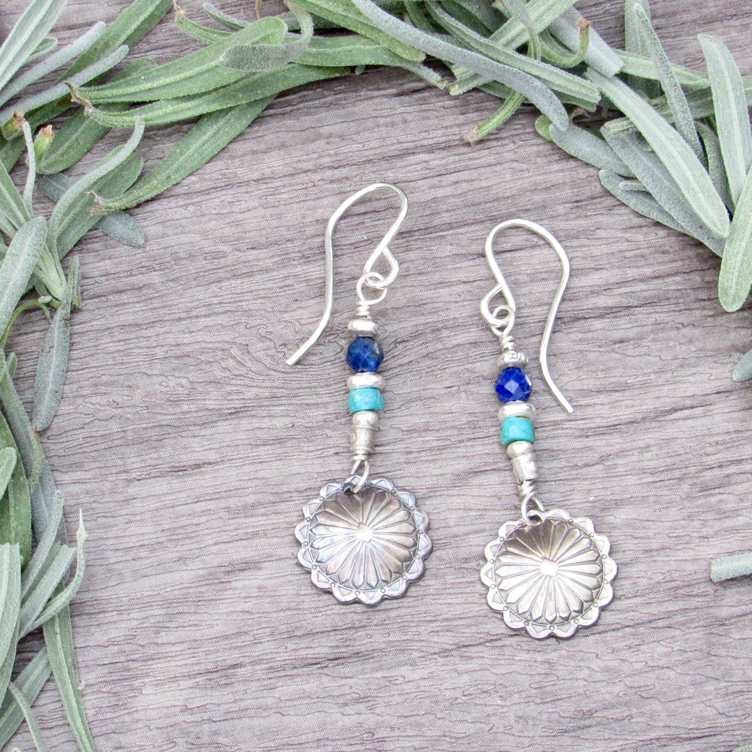 Mini Concho Earrings