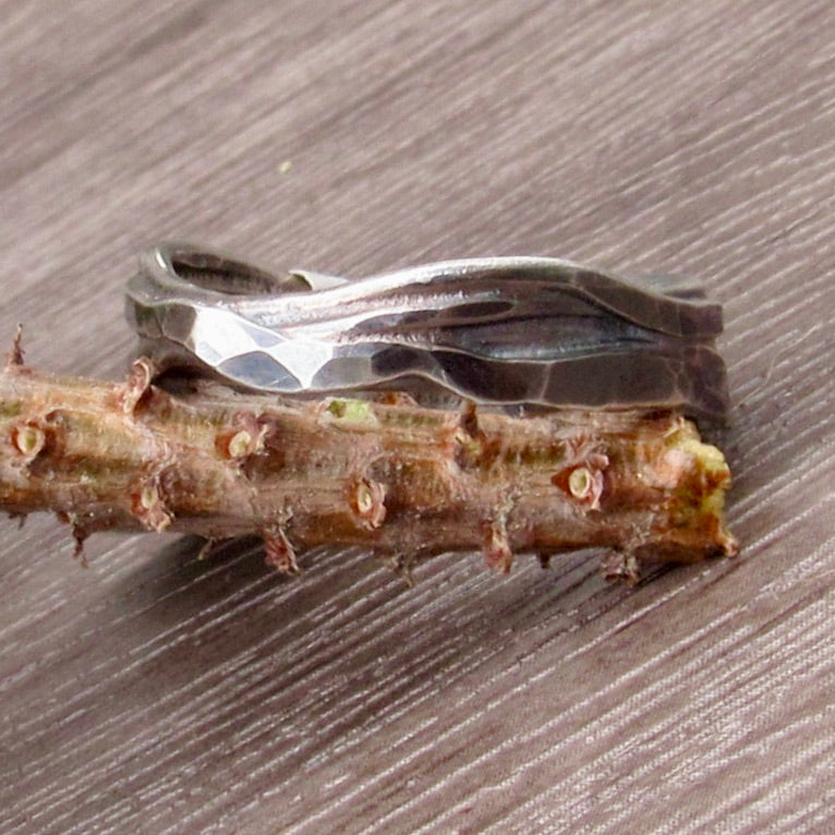 Heavy Layered Sterling Ring