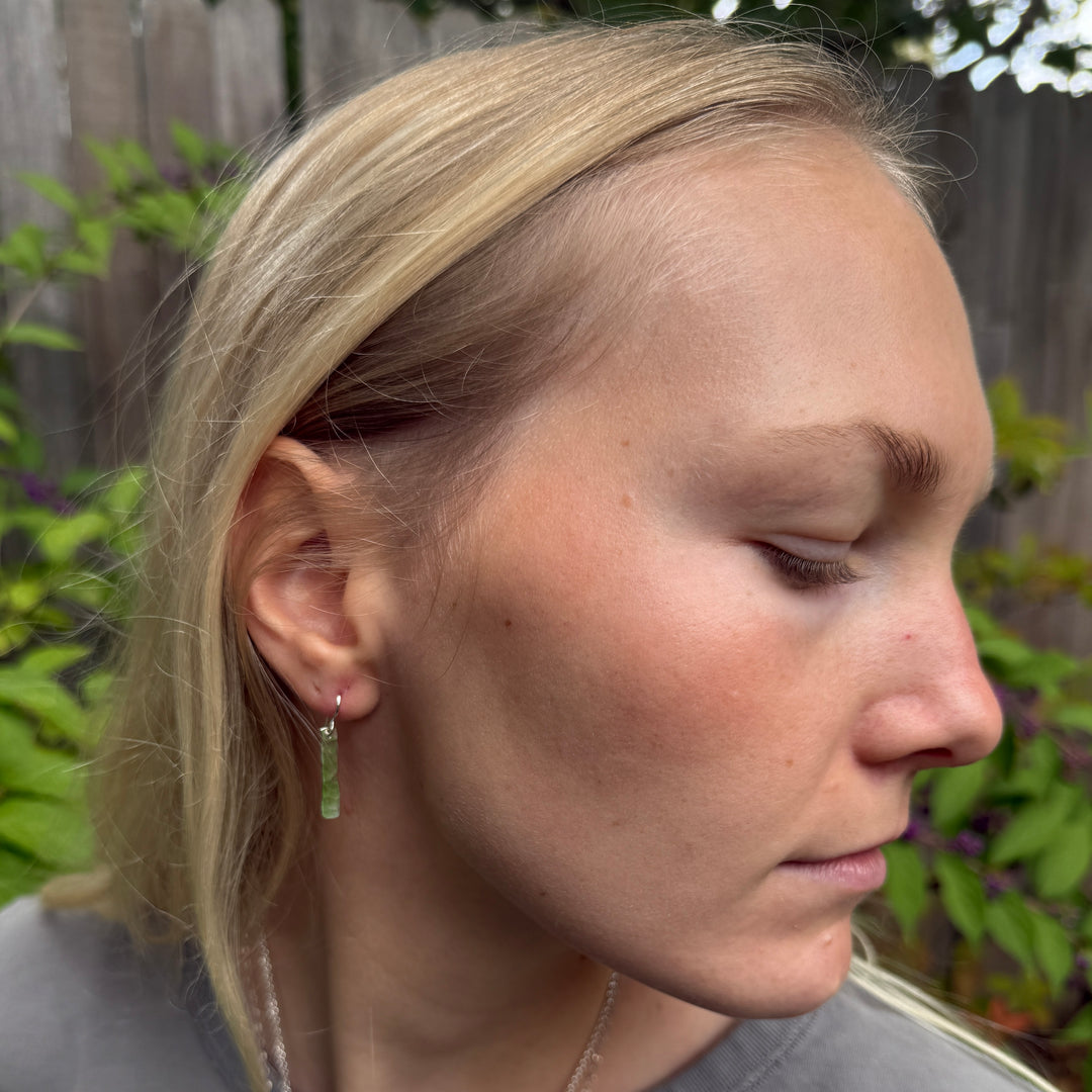 Hammered Bar Earrings