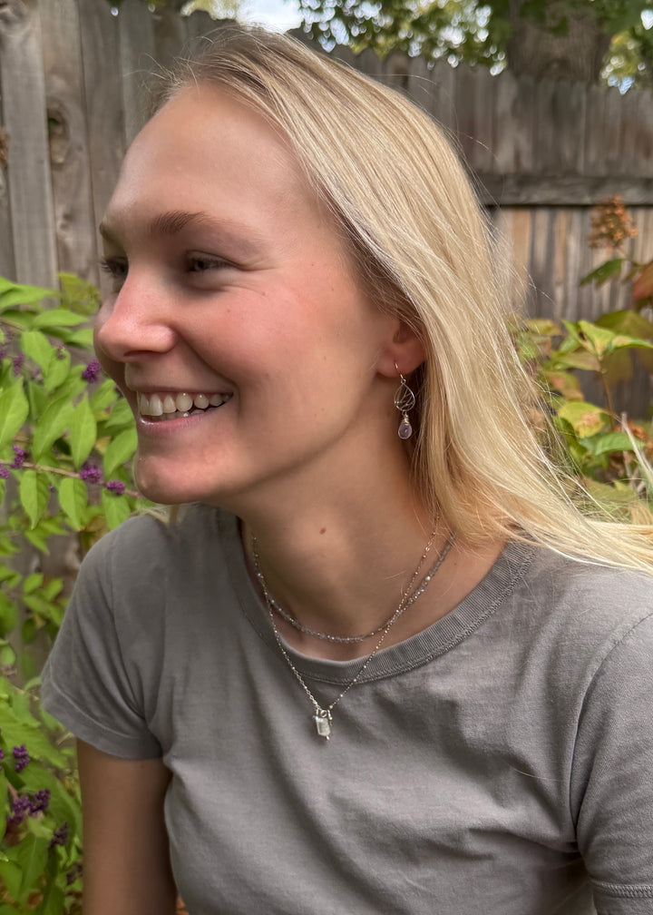 Moonstone Charm Necklace