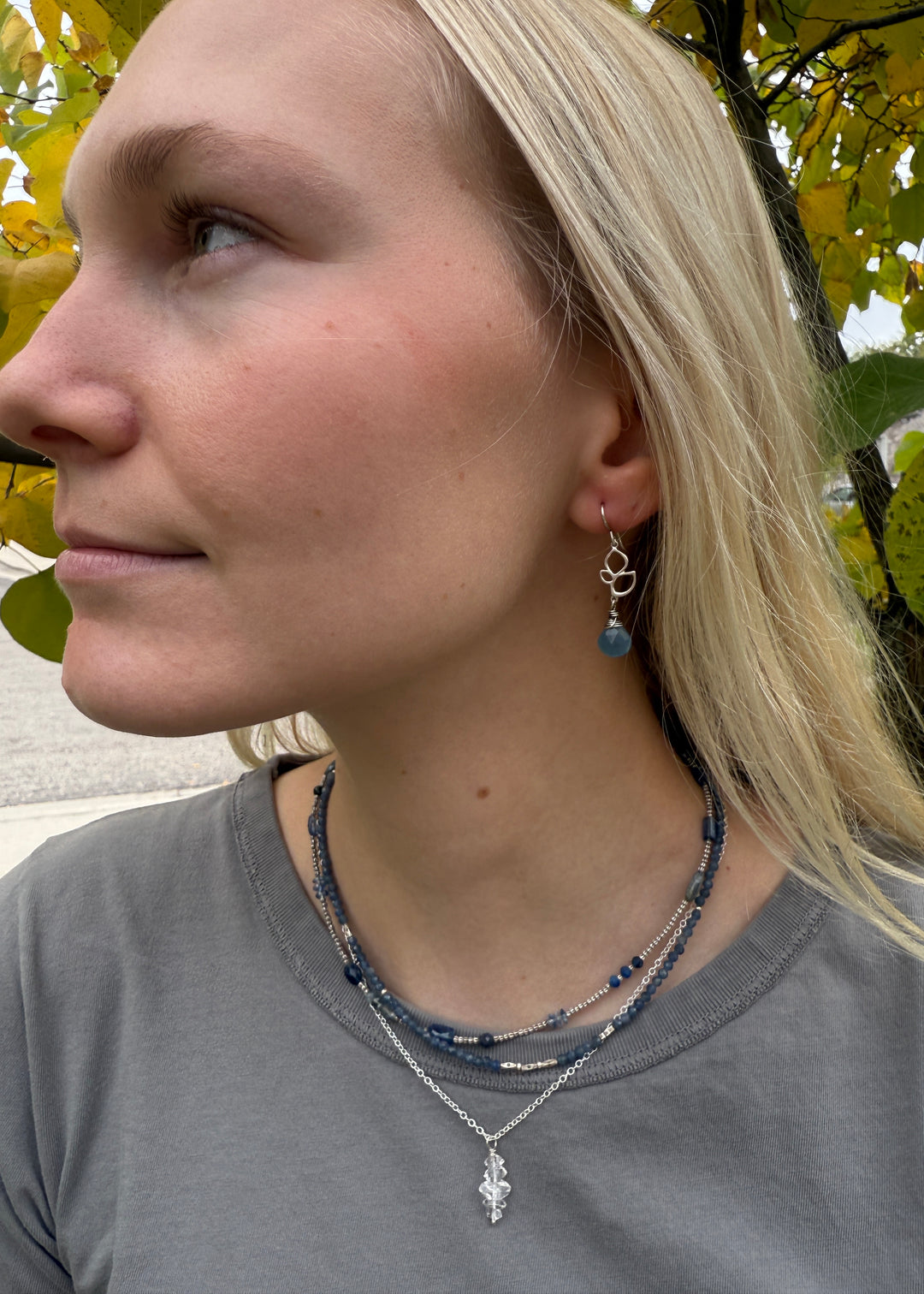 Blue Sapphire Necklace
