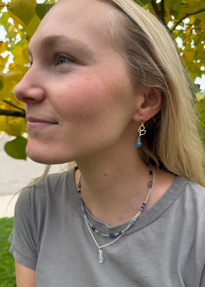 Herkimer Diamond Drop Necklace