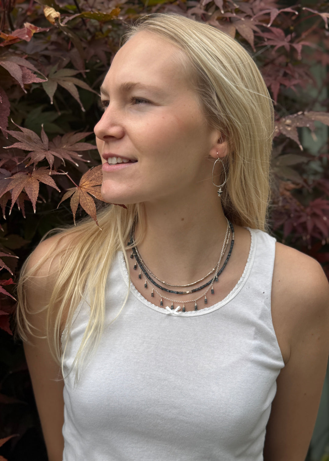 Indigo Kyanite Strand Necklace