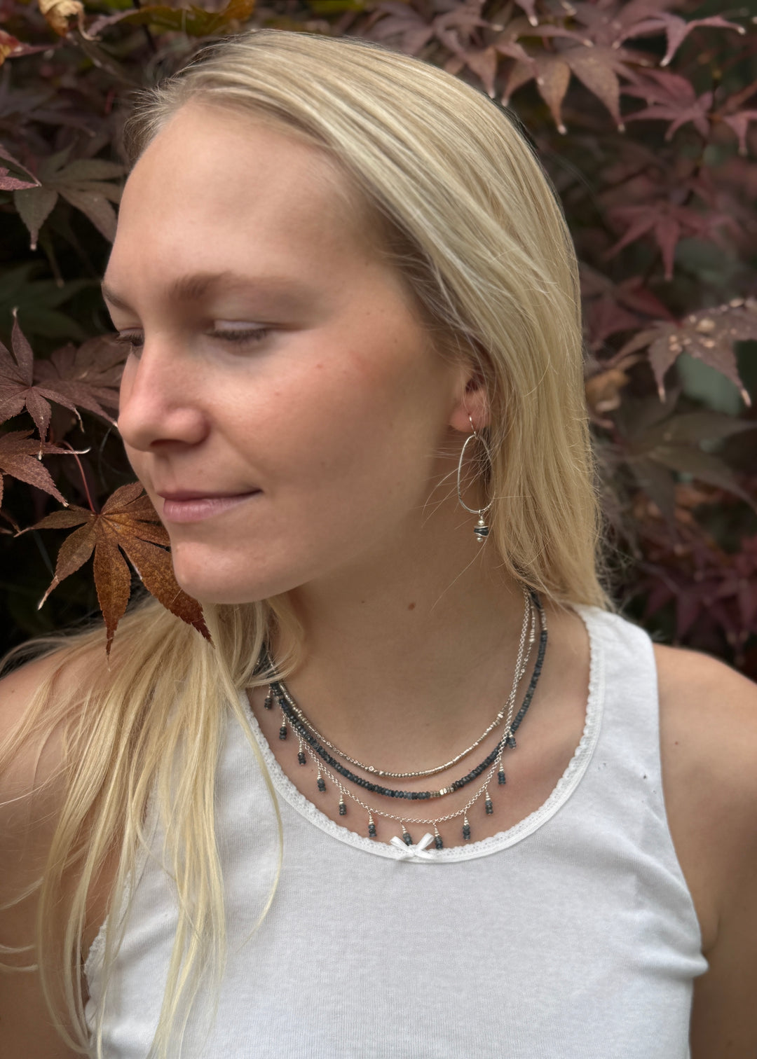 Indigo Kyanite Fringe Necklace