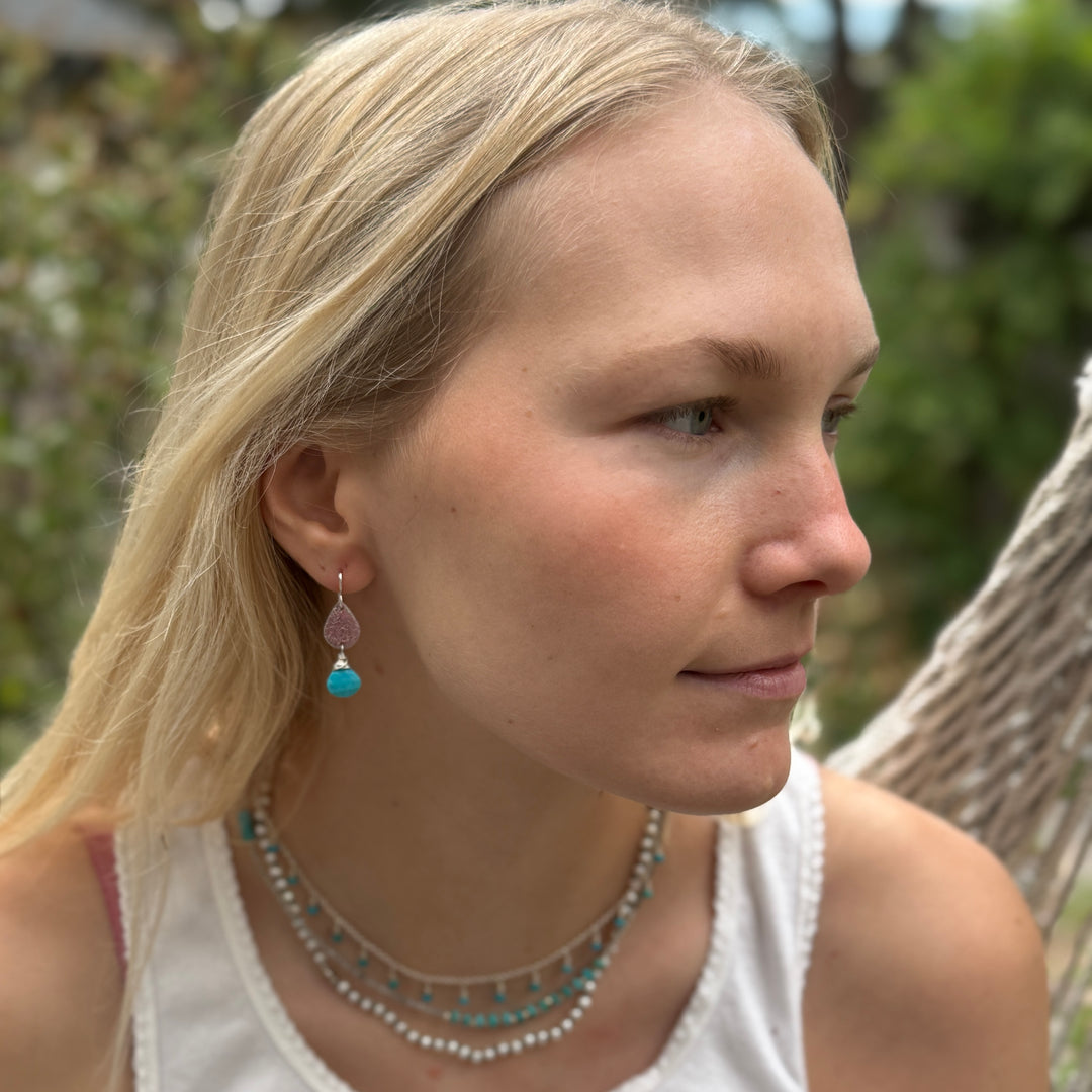 Turquoise Teardrop Earrings
