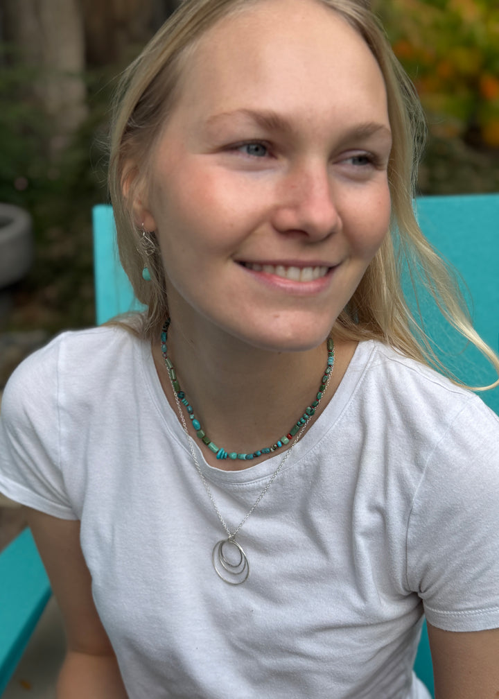 Turquoise Landscape Necklace