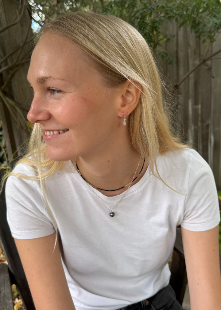 Tiny Stone Choker Necklace