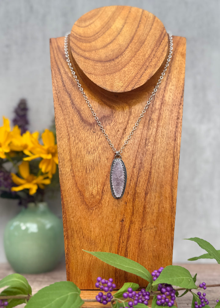 Lovely Lepidalite Necklace