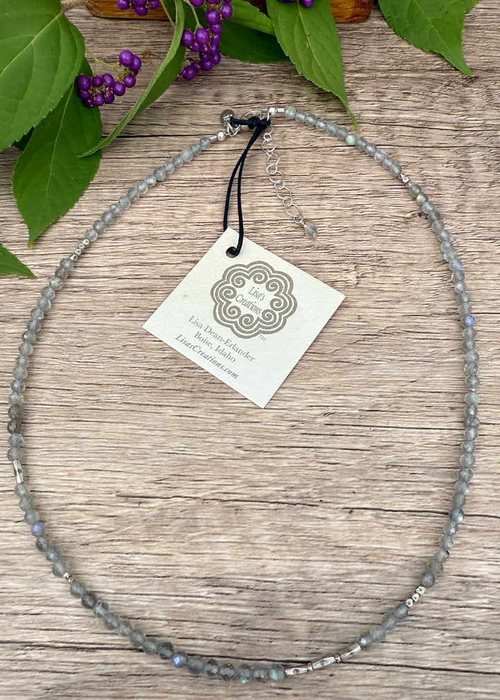 Tiny Stone Choker Necklace