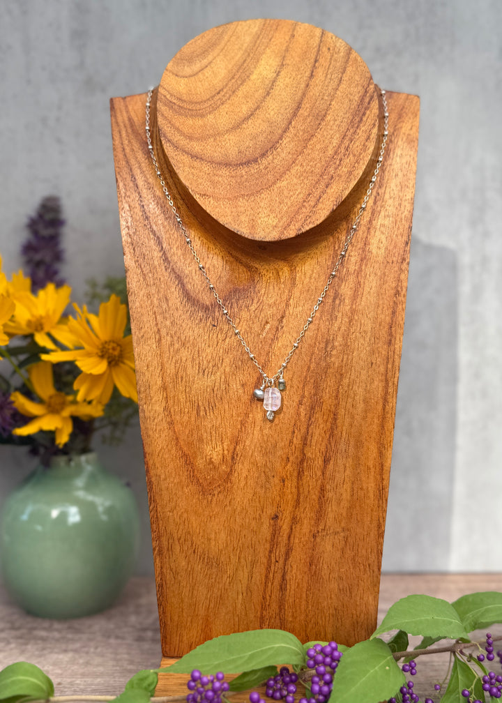 Moonstone Charm Necklace