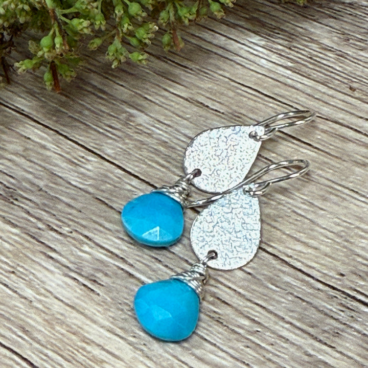 Turquoise Teardrop Earrings