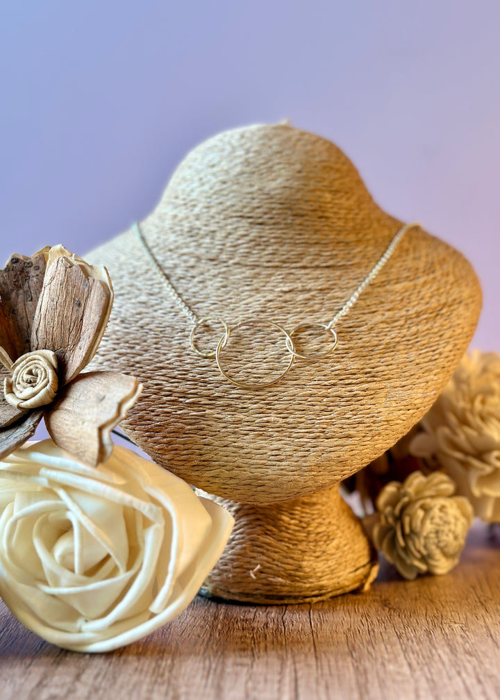 Golden Circles Necklace