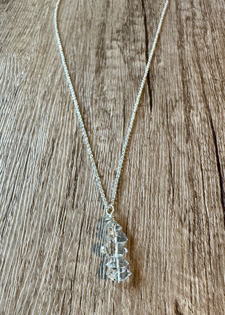 Herkimer Diamond Drop Necklace