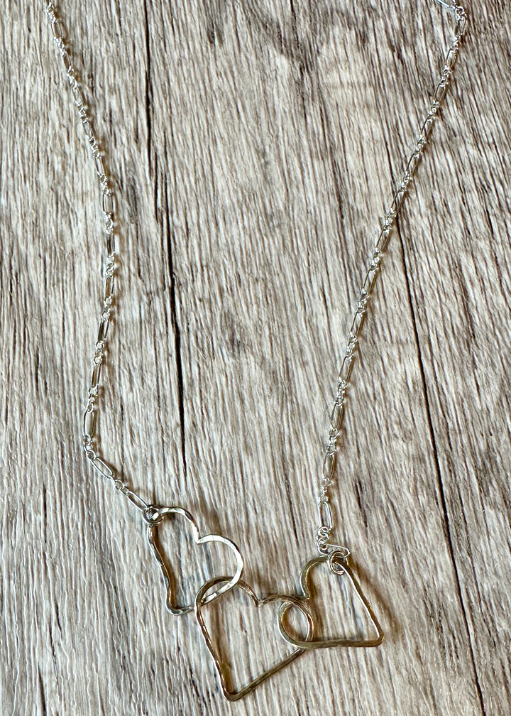 Golden Hearts Necklace