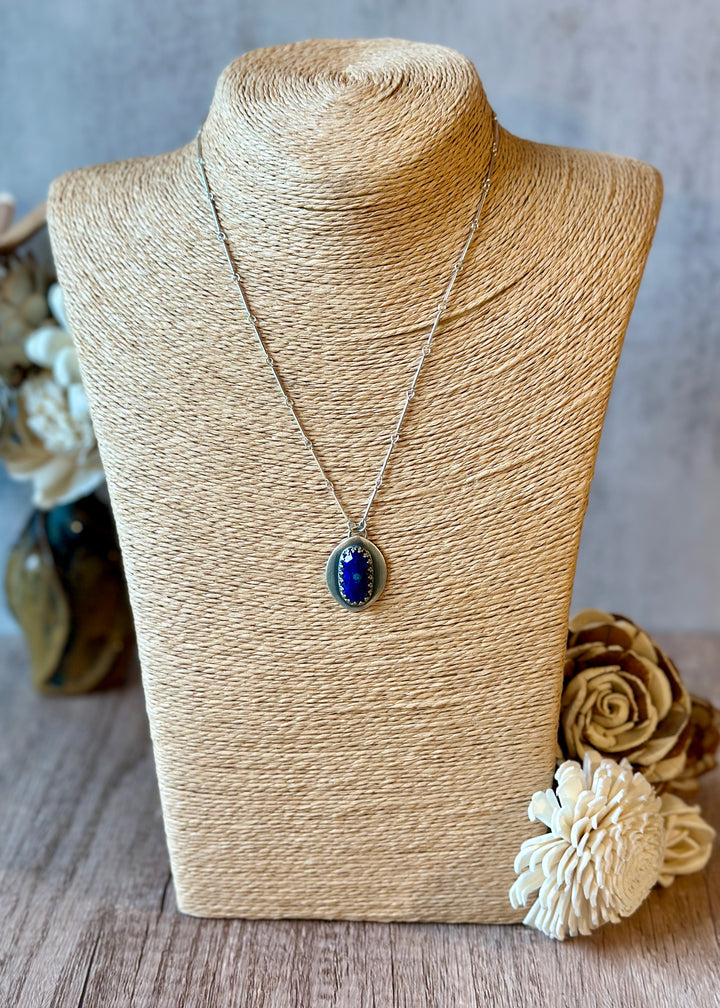 Linked Lapis Necklace