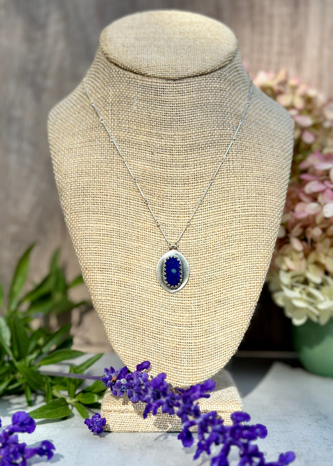 Linked Lapis Necklace