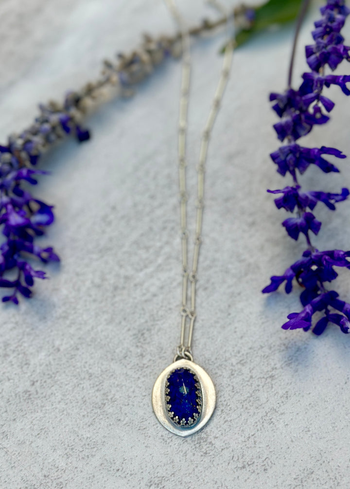 Linked Lapis Necklace
