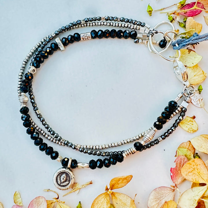Black Bud Bracelet