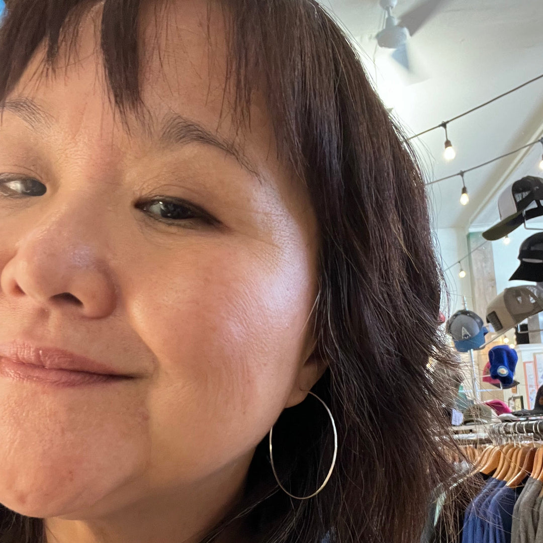 Delicate Silver Hoop Earrings in Multiple Sizes