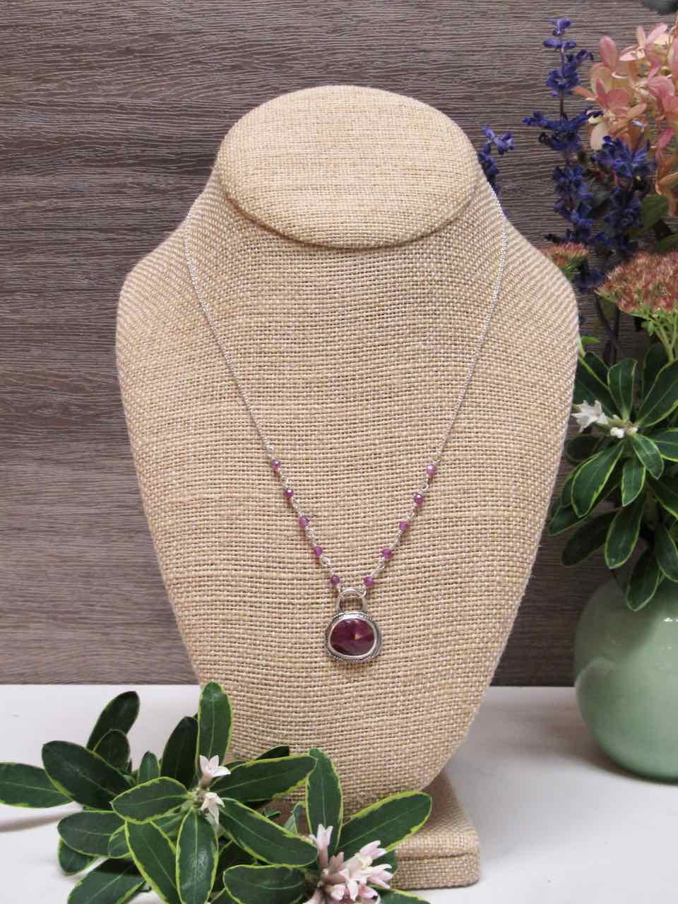 Ruby Link Necklace