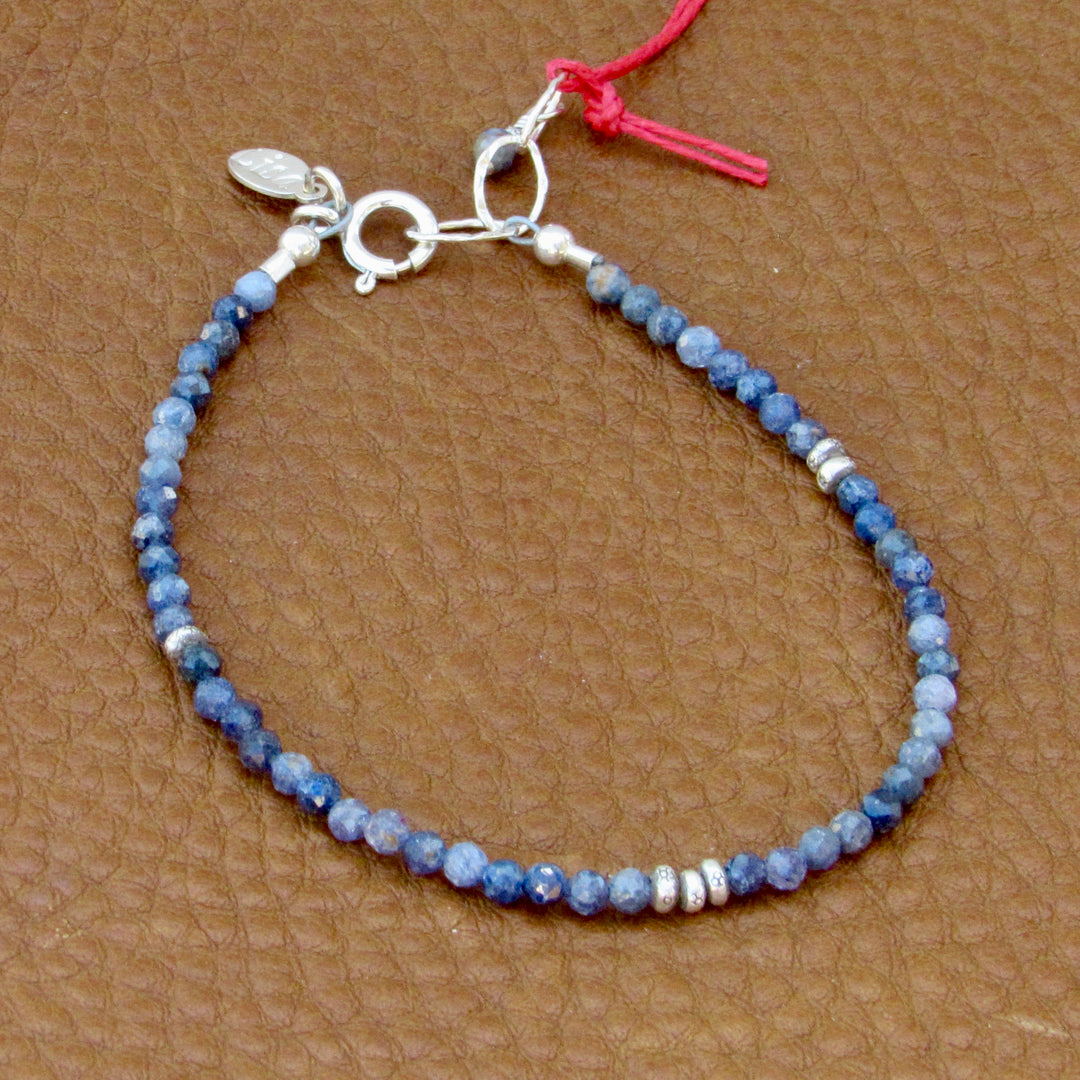 Tiny Blue Sapphire Bracelet