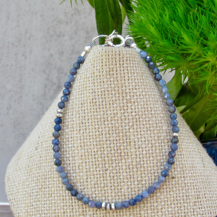 Tiny Blue Sapphire Bracelet