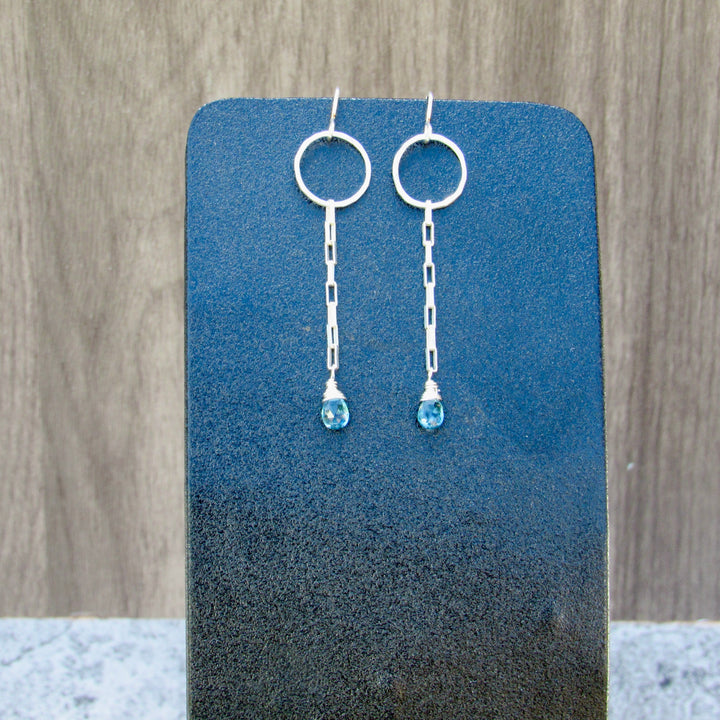 Circle Chain Earrings