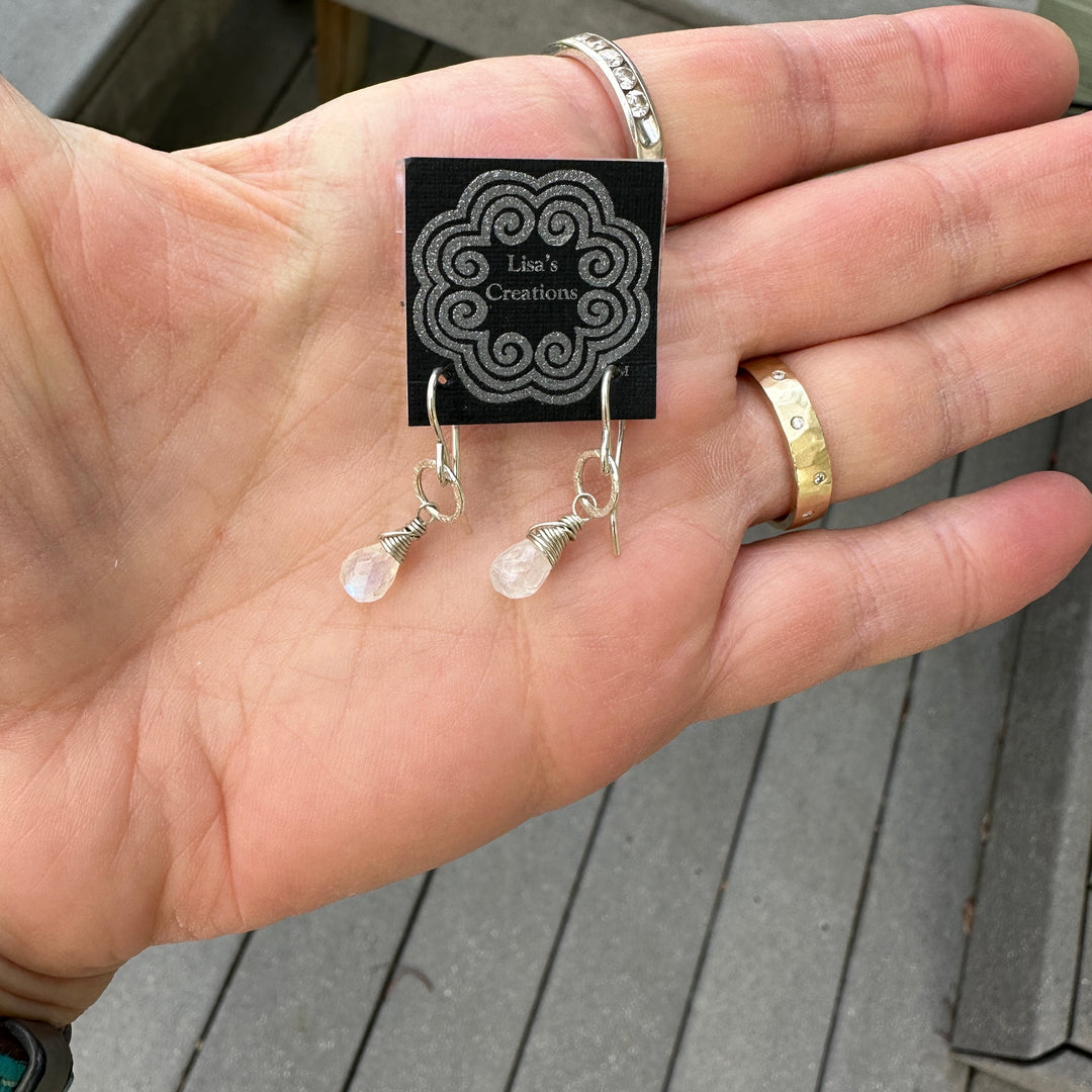 Stone Circle Earrings