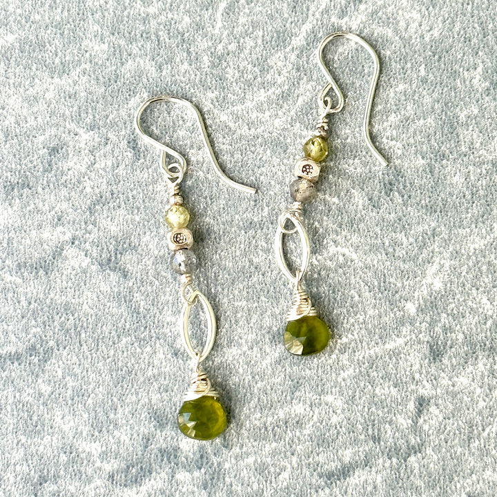 Three Step Earrings