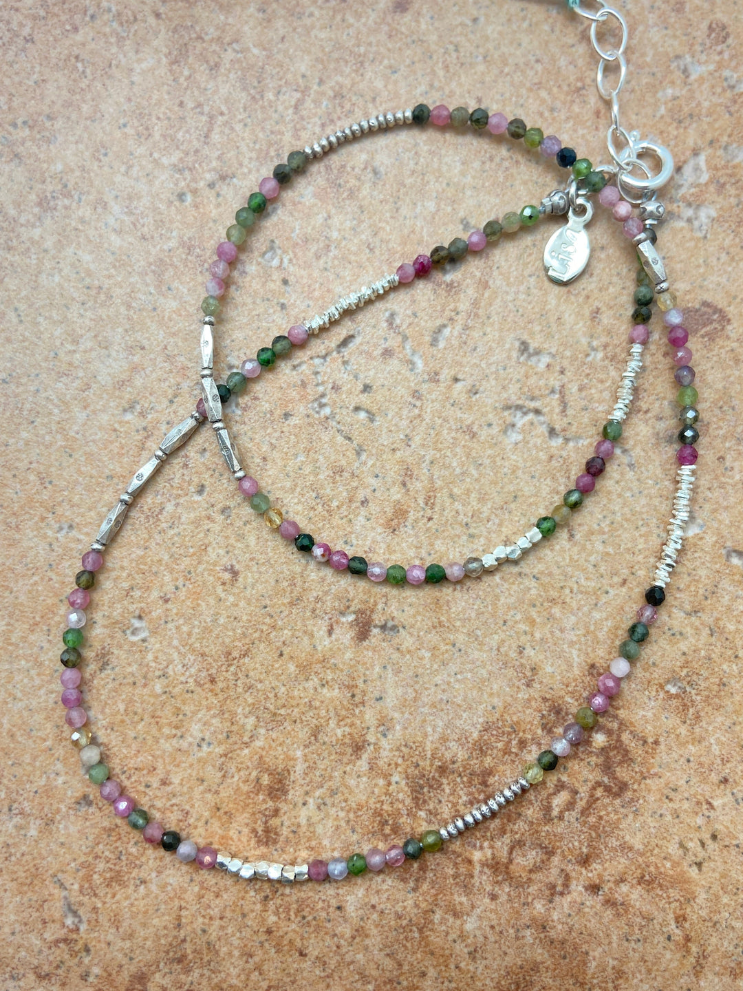 Tiny Stone Choker Necklace