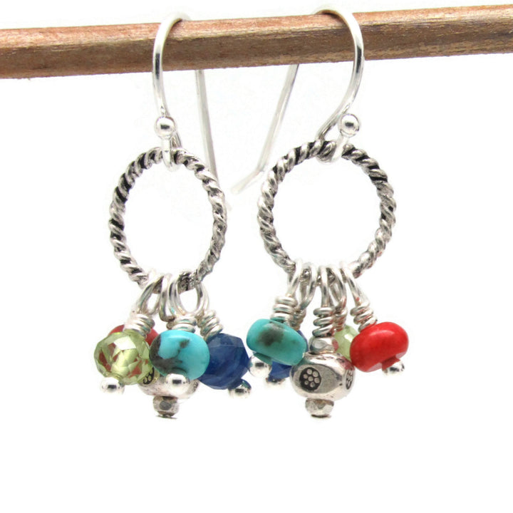 Many Dangles Earrings in Multiple Colors