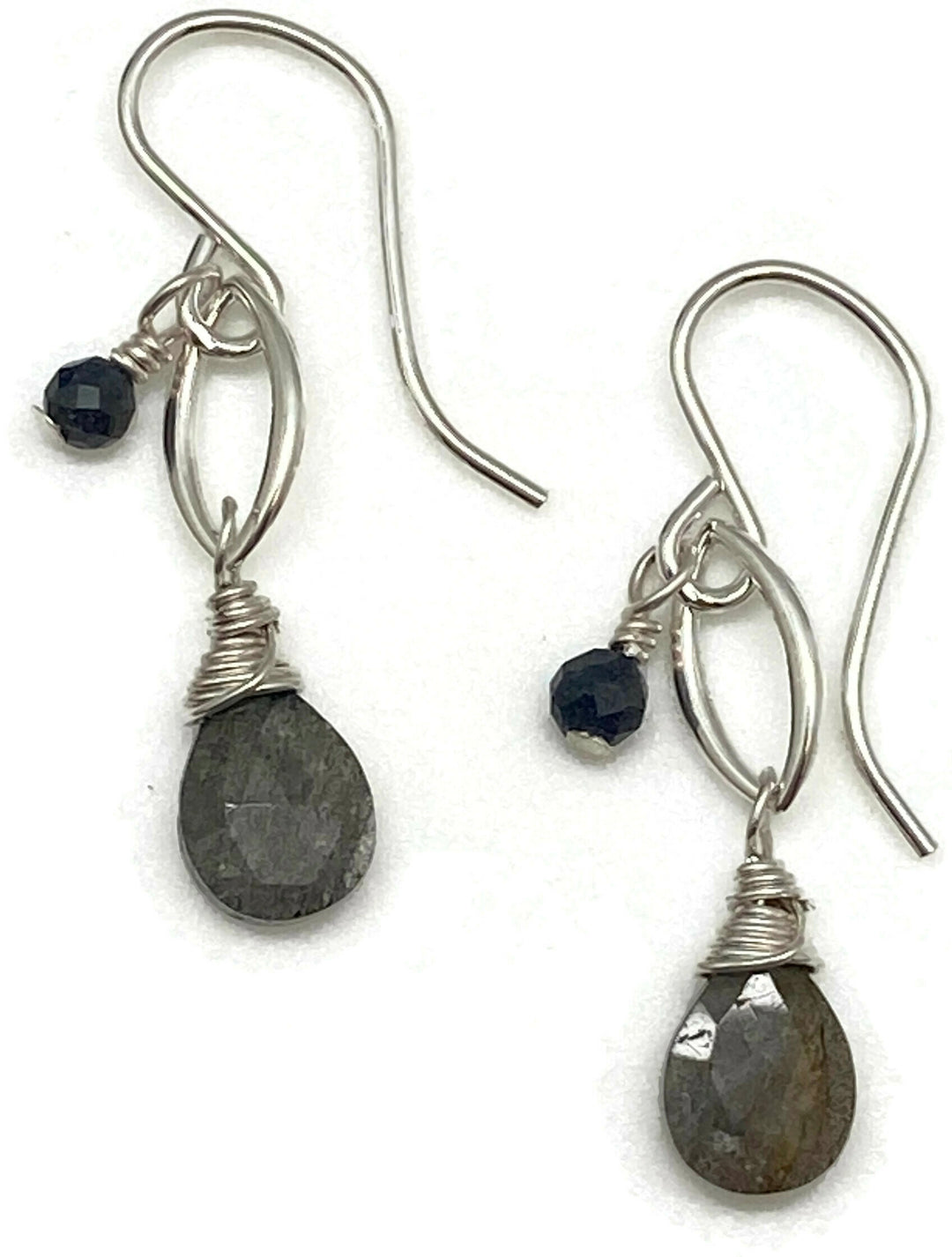 Two Stone Marquis Earrings