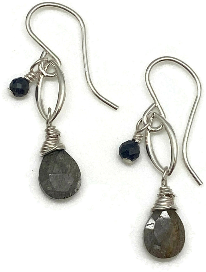 Two Stone Marquis Earrings