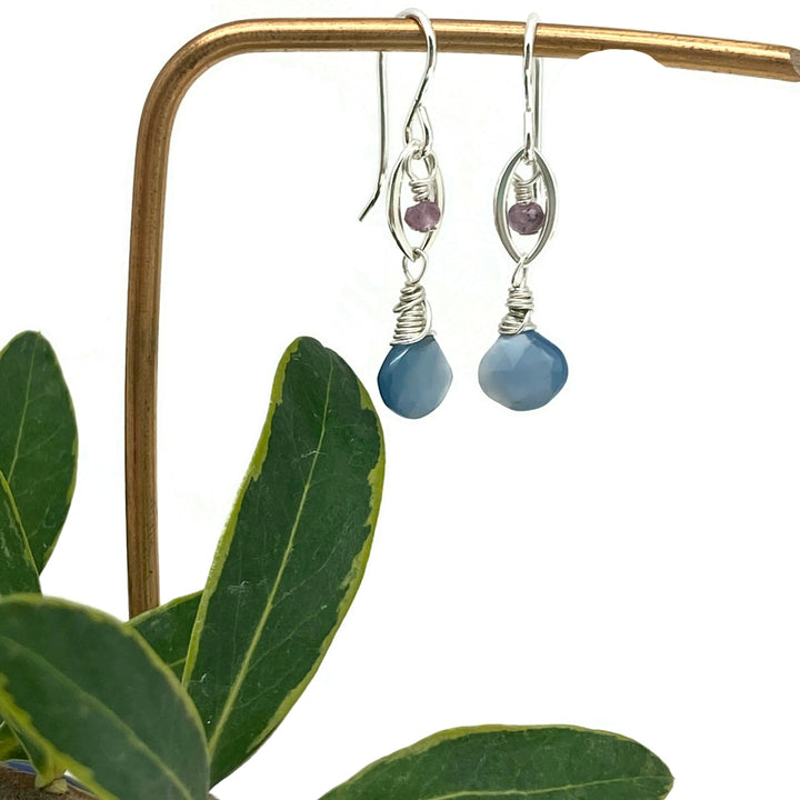 Two Stone Marquis Earrings
