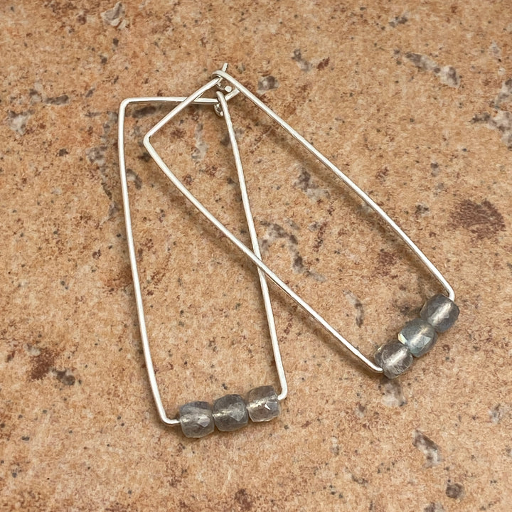 Rectangle Hoop Earrings