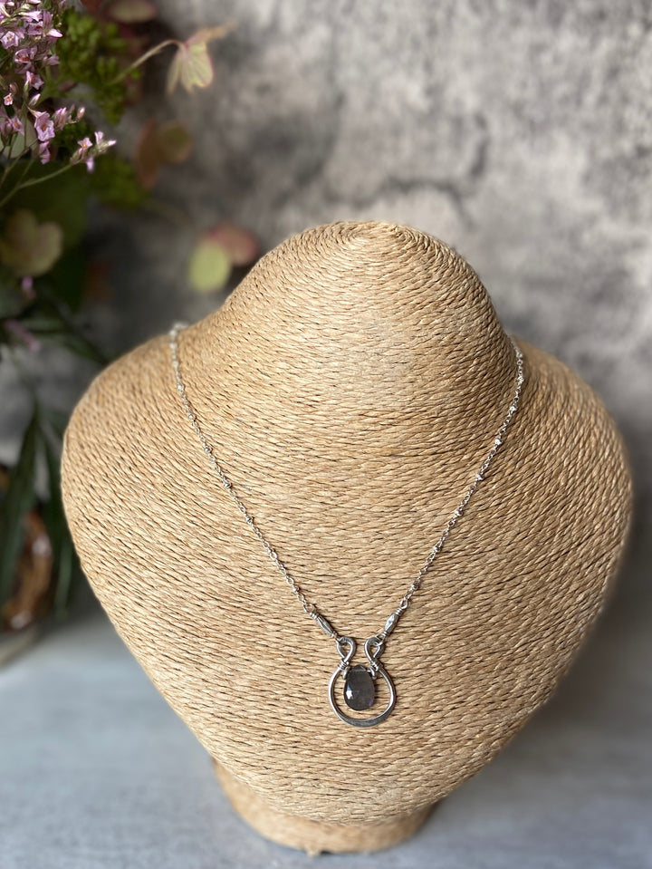 Gem Horseshoe Necklace