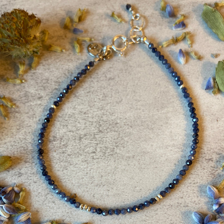 Tiny Blue Sapphire Bracelet