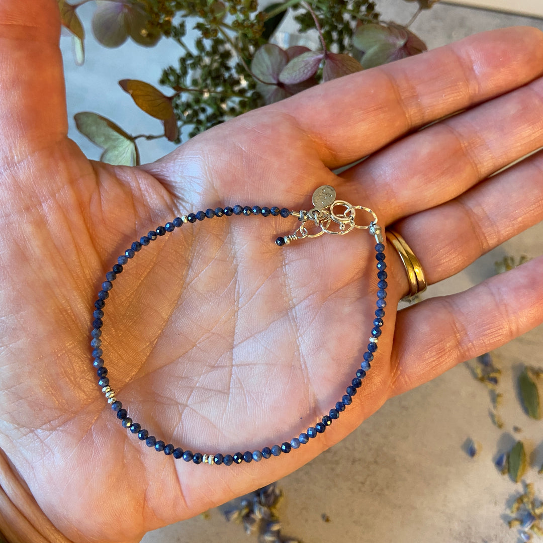 Tiny Blue Sapphire Bracelet