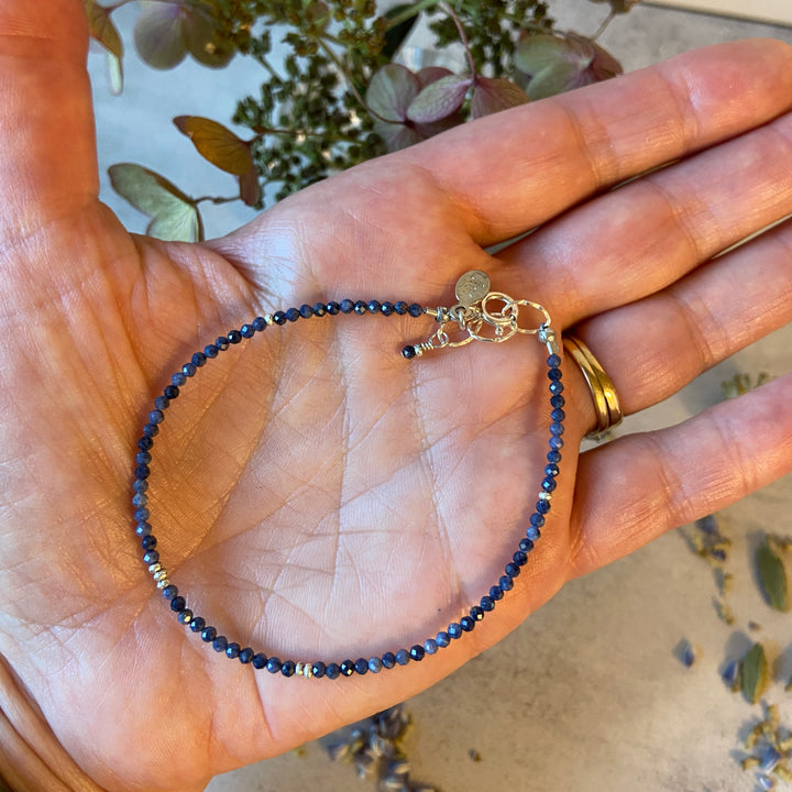 Tiny Blue Sapphire Bracelet